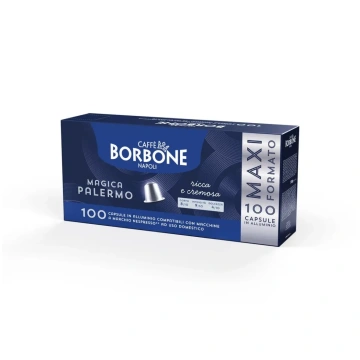 100 Capsule Nespresso in Alluminio Caffè Borbone M