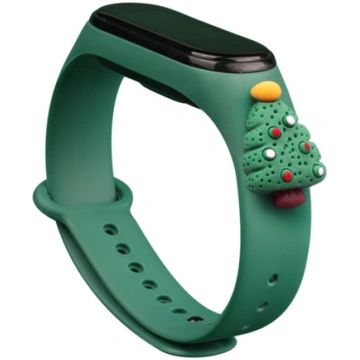 Strap Xmas for Xiaomi Mi Band 3 / 4 Christmas Sili