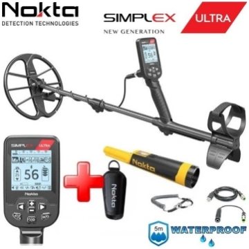 Metāla detektors NOKTA SIMPLEX ULTRA + Nokta ACCUP