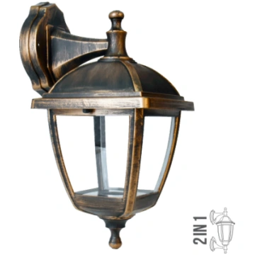 PALERMO 1xE27/60W,IP44, RUSTIC, WALL LUXERA