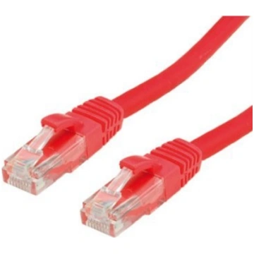 Value UTP Patch Cord Cat.6A (Class EA), red, 0.3 m