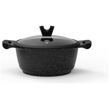 Katls Domoletti Black Marble, Ø24 cm, 4 l, melna k
