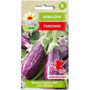 Baklažāni Tsaksoniki 1g. Baklažānu sēklas