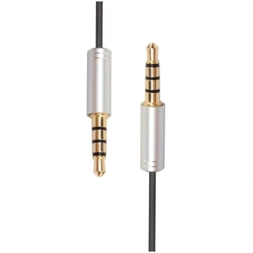 RoGer AU4P1 AUX audio kabelis / stereo + mikrofons