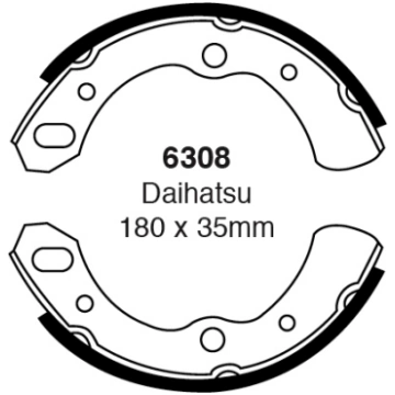Brake Shoes (Front, 6308) 55