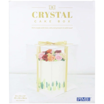 Caurspīdīga kūku dāvanu kaste PME Cake Crystal Cak