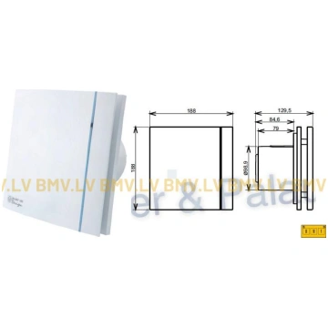 Ventilators S&P Silent 100 CRZ Design 5210601900