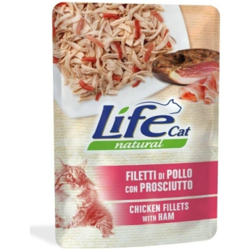Life Pet Care LIFE CAT sasz.70g CHICKEN + HAM /30 