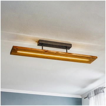 Brad LED griestu gaisma no koka Trio Lighting