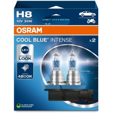 Kvēlspuldze H8 12V OSRAM Cool Blue Intense 35W PGJ