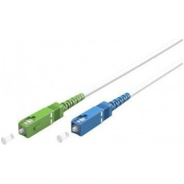 Optiskās šķiedras kabelis Ftth Simplex balts 2m Sc