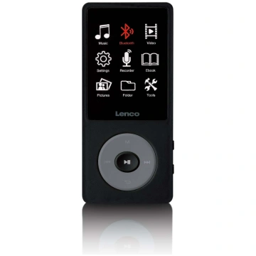 LENCO Xemio-860BK MP3/MP4 player, black (A005471)