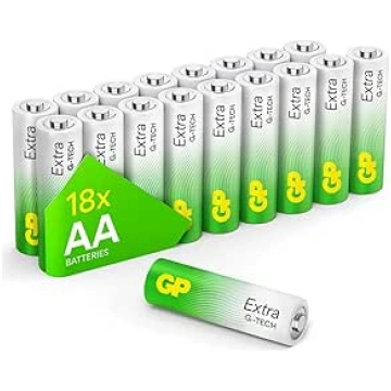 GP Extra Alkaline AA baterijas 1,5 V Longlife | 18