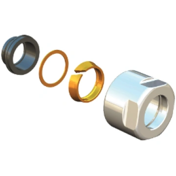 Herz euroconus for CU/Carbon pipes D15mm, M22 9004