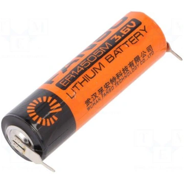 Battery: lithium | 3.6V | AA | 2pin | Ø14.5x50.5mm