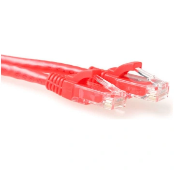 ACT Cat6A UTP 1.5m tīkla kabelis Sarkans 1,5 m Mic