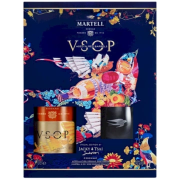 Martell VSOP + 2 glāzes