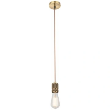 Lampada a sospensione in ottone pendente singolo s