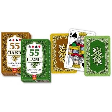 Spēļu kārtis 55 gab. klasiskas augstas kvalitātes 