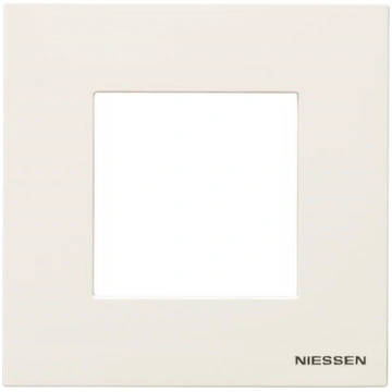 ABB Niessen 1-slot socket frame Zenit, 2mod, white