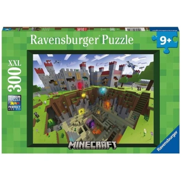 puzle ravensburger 300 gab minecraft land crack