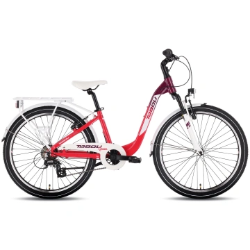 Velosipēds Tabou Queen 24 pink-white TAB26-1700