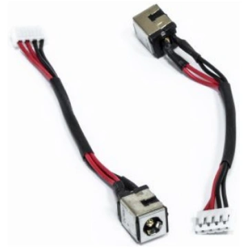 Power jack with cable, ASUS K50, P50, X5DC series 