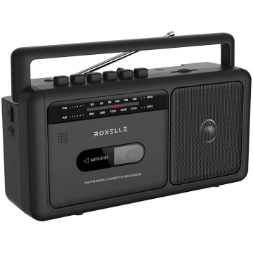 Roxelle Pārnēsājams AM/FM radio kasešu magnetofons