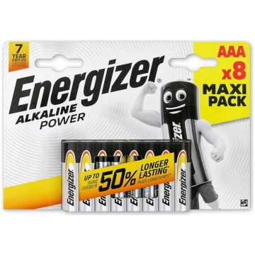 Energizer Alkaline baterijas AAA 8-paka