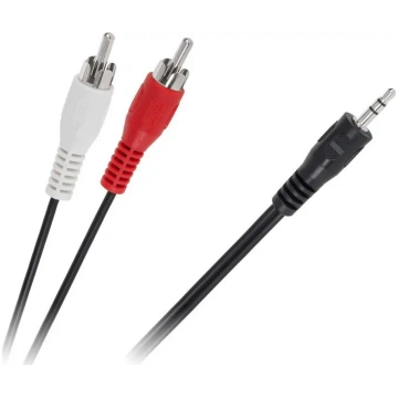 Audio kabelis LP Jack 3,5 mm uz 2× RCA (Cinch) 1,8