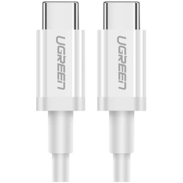 USB-C kabelis - USB-C PD QC AFC 2m - balts UGREEN 