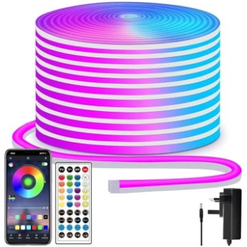 segrass neona LED lente 15 m tālvadības pults / li