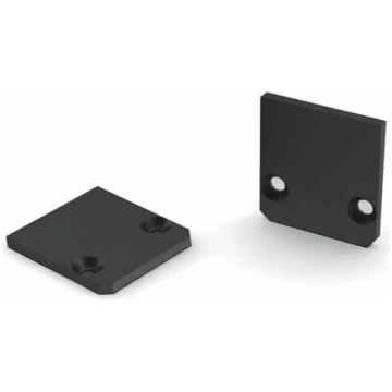 ANODIZED ALUMINIUM END CAP FOR SL15 FL PROFILE WIT