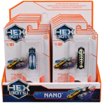 HEX BOTS Interaktīvā rotaļlieta Nano vabole 607153