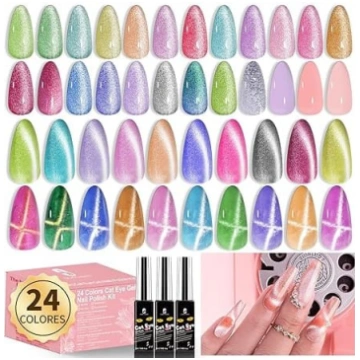 Clara Colors Cat Eye Gel Nail Polish 28 gabali Gli