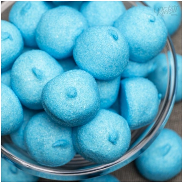 Zefīra golfa bumbiņas zilā krāsā, 500 g
