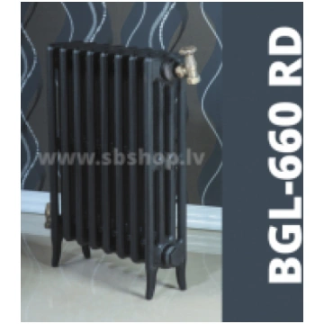 Čuguna radiators BEIGELAI BGL-660-RD (16 sekc.) gr