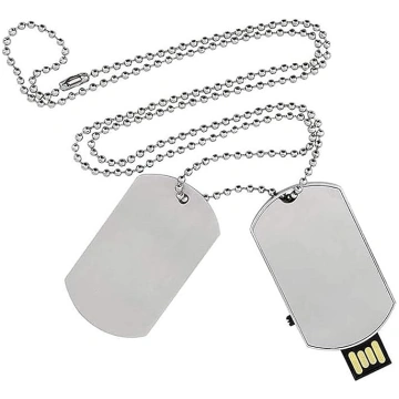 USB zibatmiņas diskdziņš Dog Tag 32 64 128GB Atmiņ