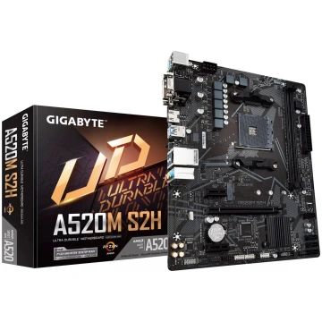 Pamatplate GIGABYTE A520M S2H, AMD čipsets, AM4 so