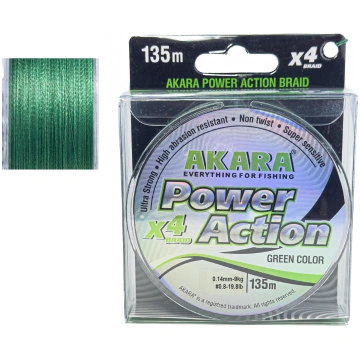 Aukla AKARA "Power Action X-4 Green 135" #0.8 (0.1