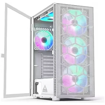 Montech X3 Mesh, Tempered Glass, White (X3 MESH WH