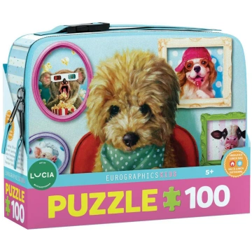 Puzzle Lunch Bag With Puzzle Dinner Time Eurograph