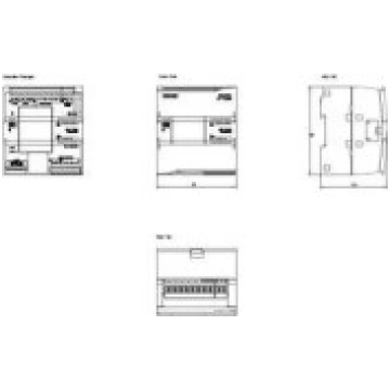 Siemens Basic modulis PLC CPU 1212C 8 IN 6 OUT 2 a