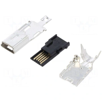 Connector: USB B mini | plug | UX | for cable | so
