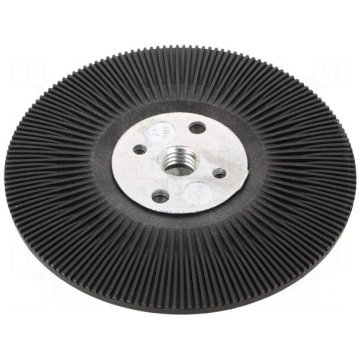 Bracking pad | 122mm | with cooling ribs | Thread: