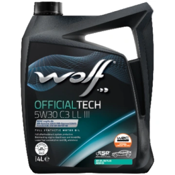 Motoreļļa WOLF 5W30 C3 LL III