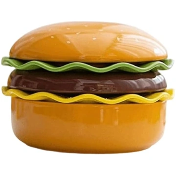 Stāpējams burgeru šķīvju komplekts, jauks stāpējam