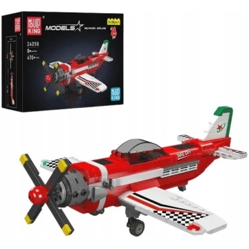 Mould King Racing Airplane Zestaw klockow 470 elem