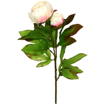 Mākslīgie ziedi, peonija, balta krās., 68 cm