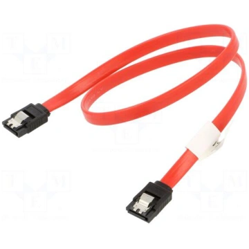 Cable: SATA | SATA plug,both sides | 0.5m | with m